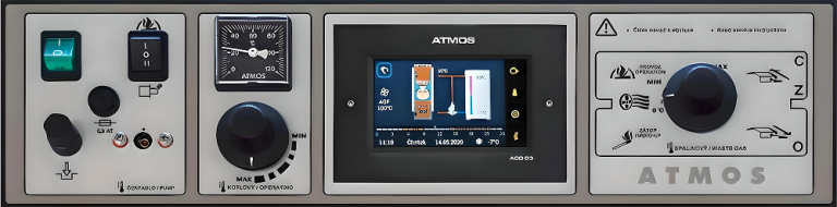 atmos acd01 vadības automātika ar digitālu displeju